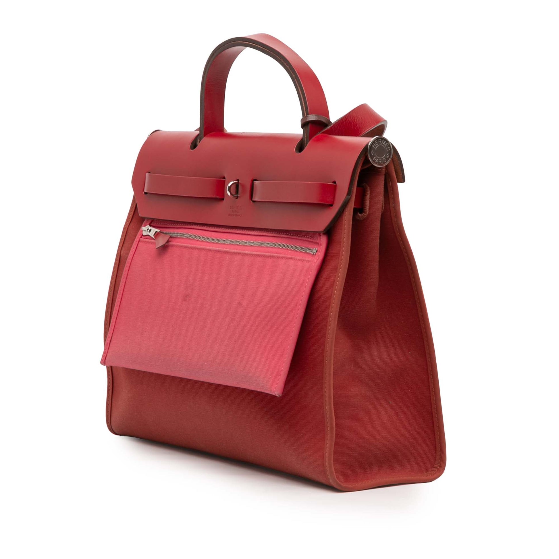 Hermès Toile Herbag Zip Retourne Verso 31