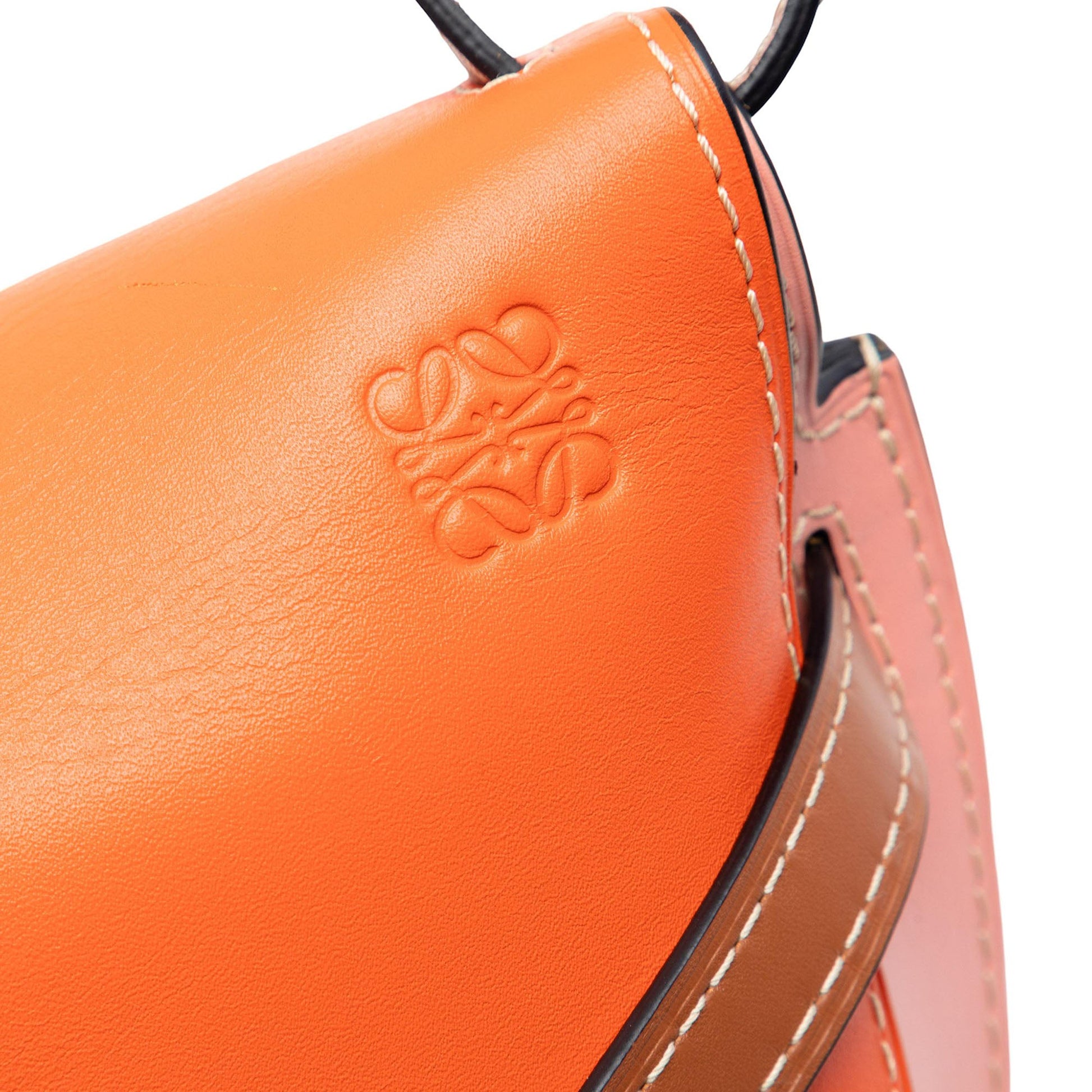 LOEWE Small Tricolor Leather Gate Crossbody