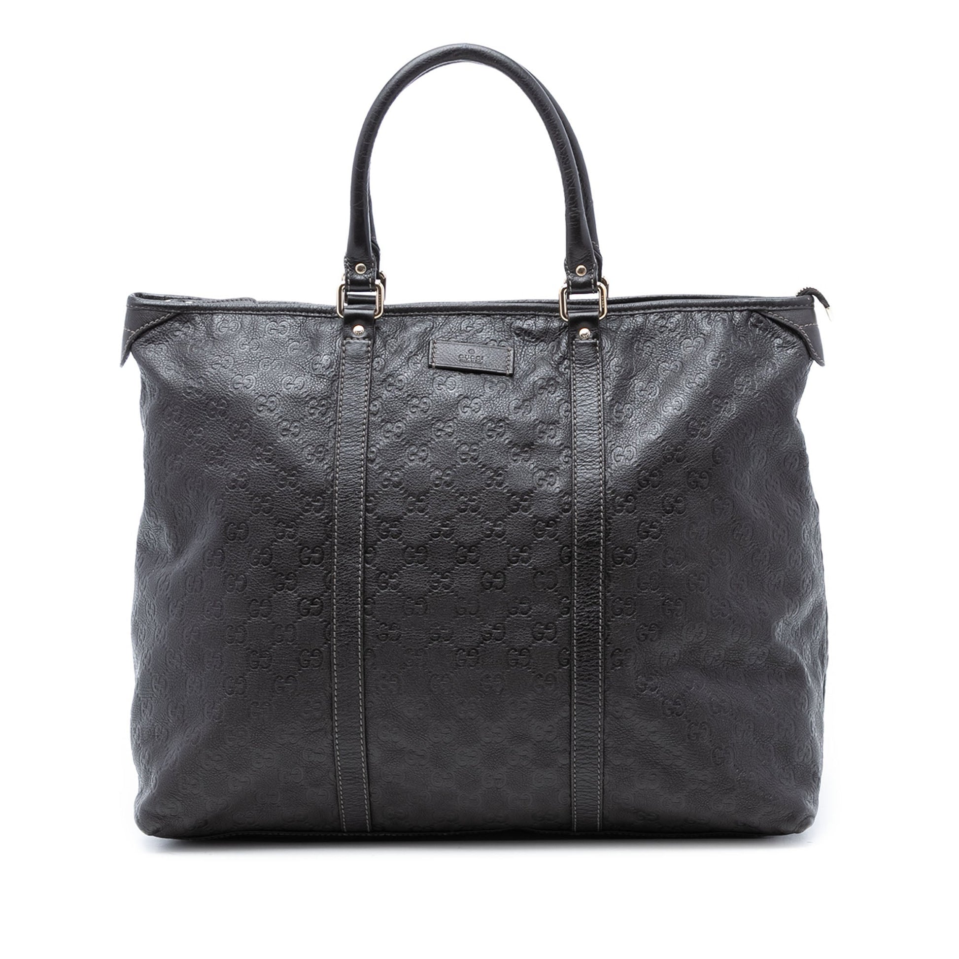 Gucci Large Guccissima Weekender Tote