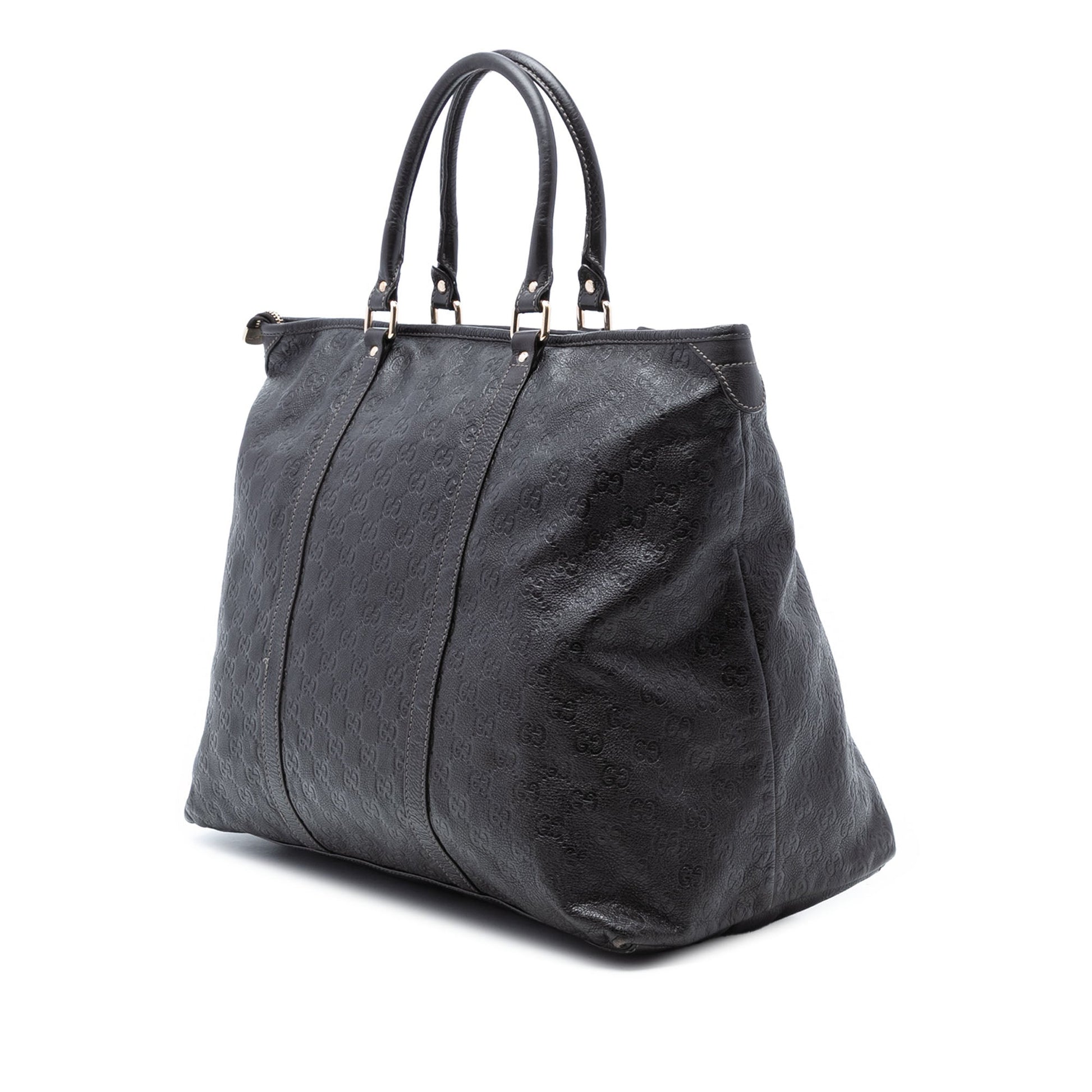 Gucci Large Guccissima Weekender Tote