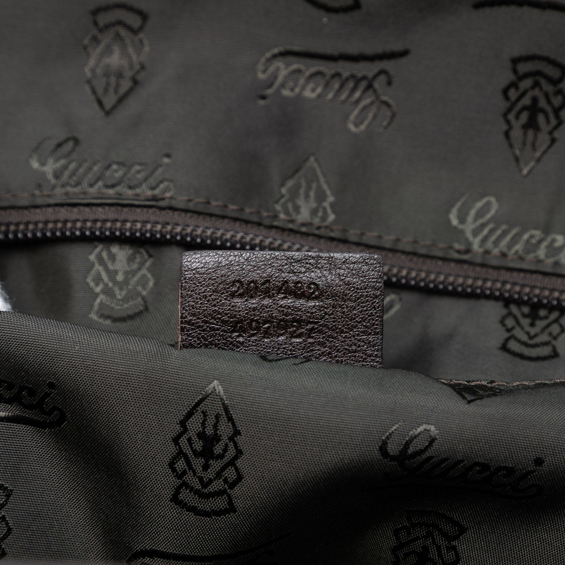 Gucci Large Guccissima Weekender Tote
