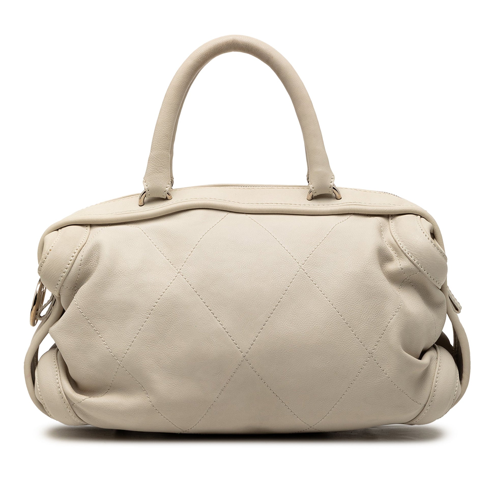 CC Calfskin Wild Stitch Bowling Bag