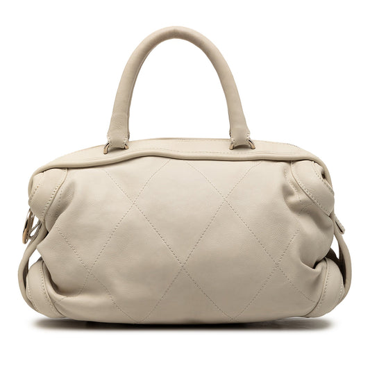 CC Calfskin Wild Stitch Bowling Bag