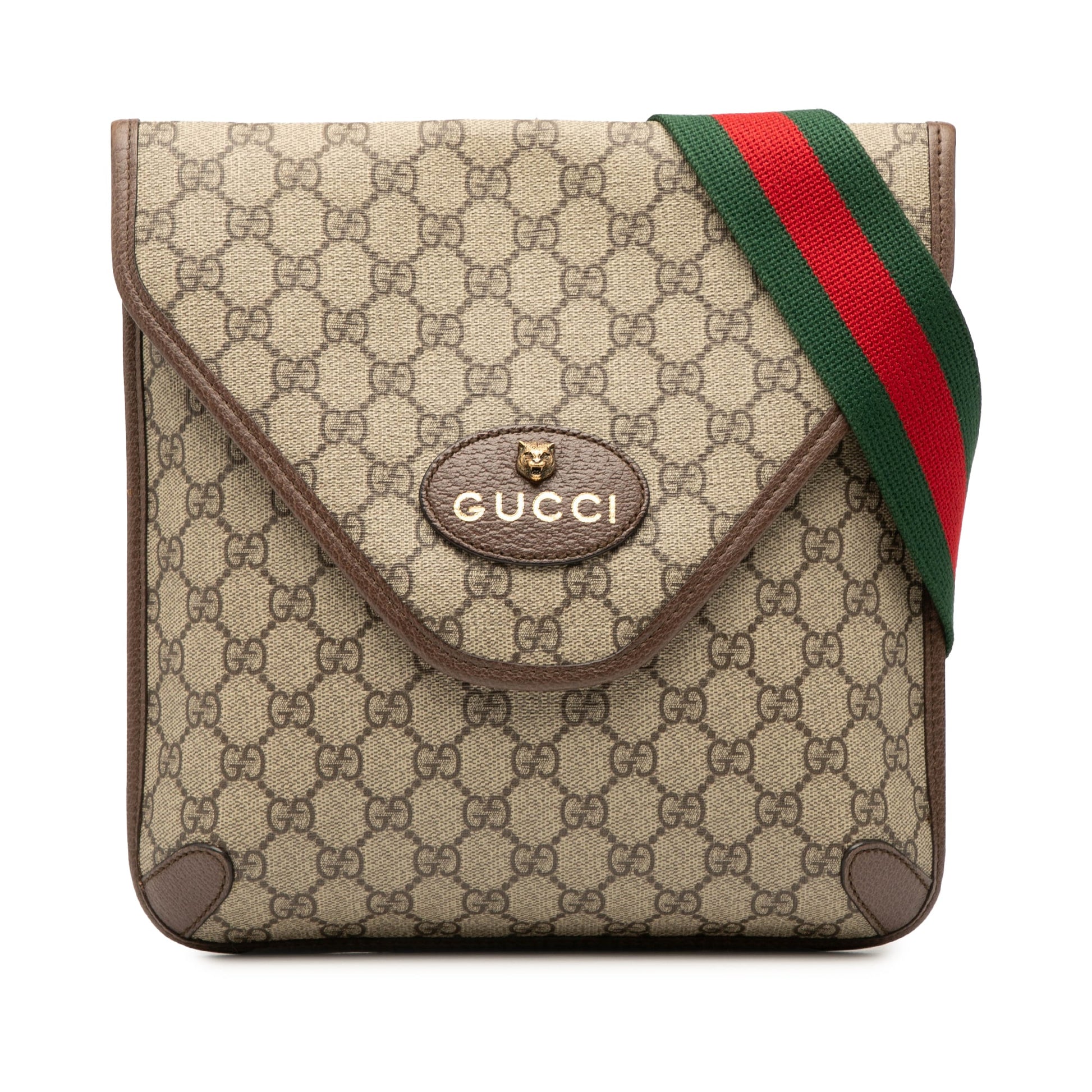 Gucci Medium GG Supreme Neo Vintage Flap Crossbody