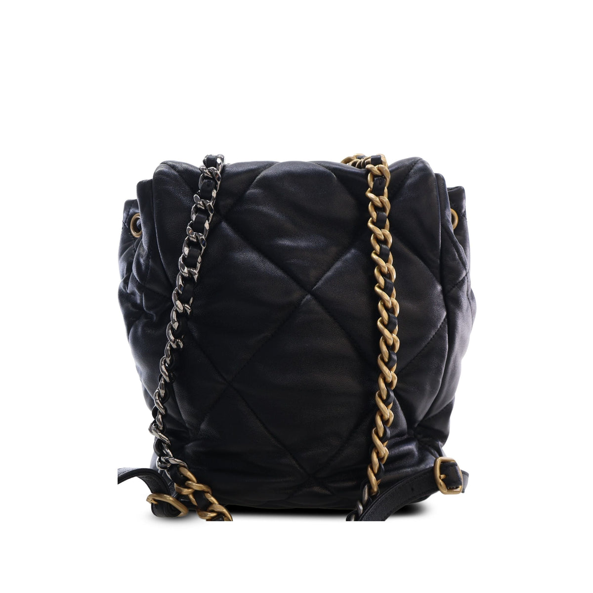 Chanel Quilted Lambskin 19 Backpack — Black