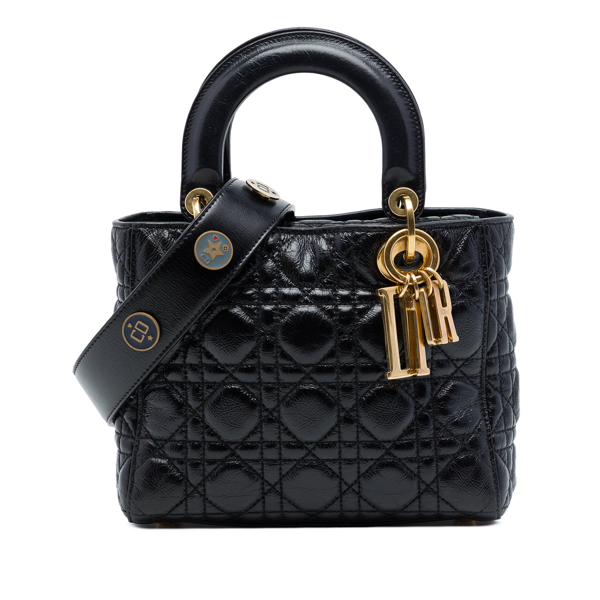 Dior Small Crinkled Patent Cannage My ABCDior Lady Dior