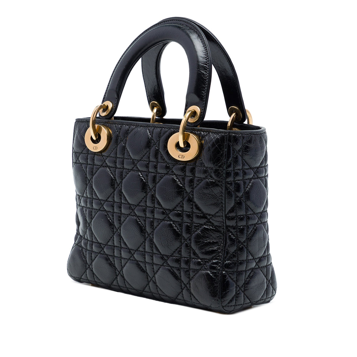 Dior Small Crinkled Patent Cannage My ABCDior Lady Dior