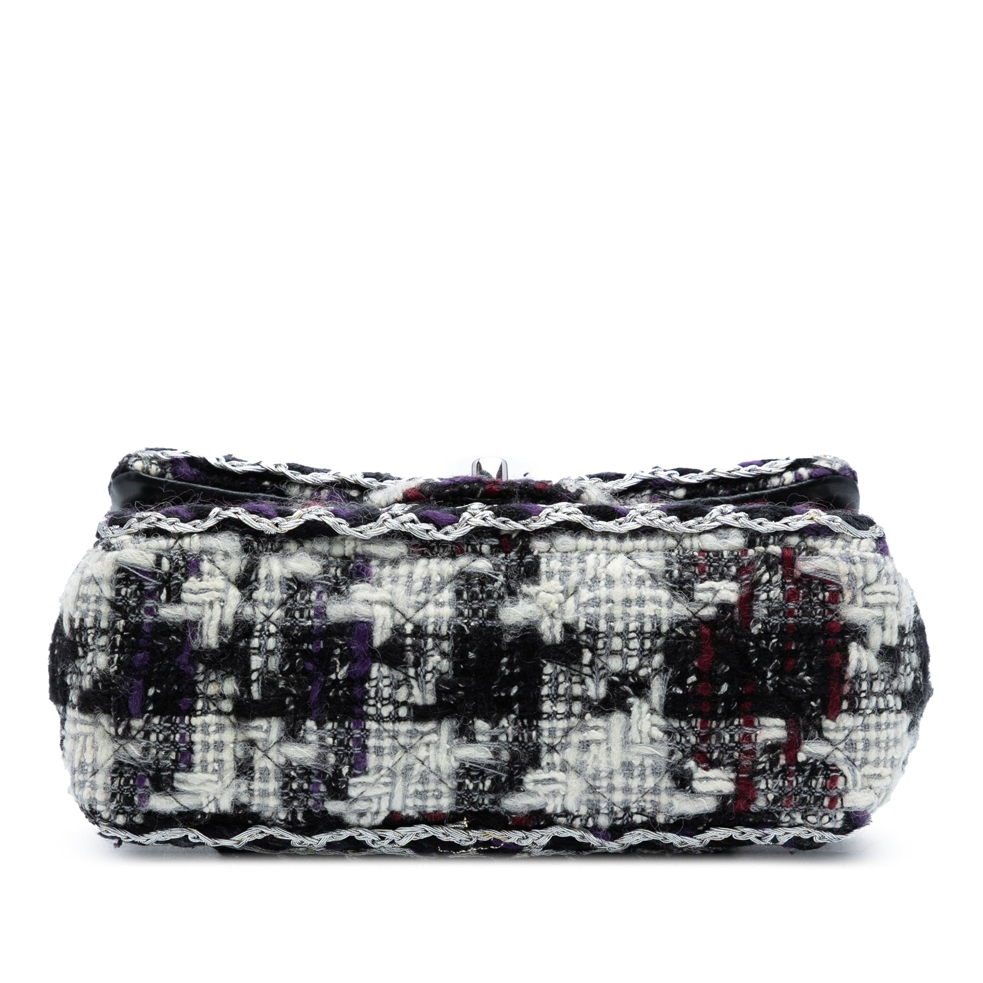 Chanel Mini Rectangular Quilted Tweed Single Flap