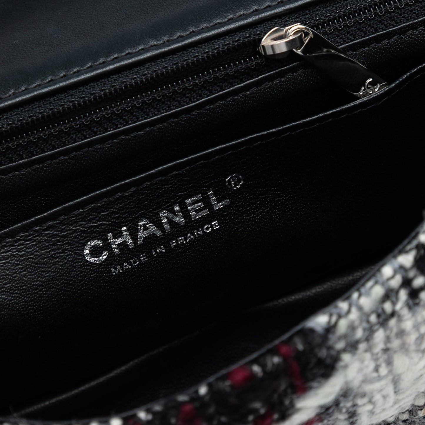 Chanel Mini Rectangular Quilted Tweed Single Flap