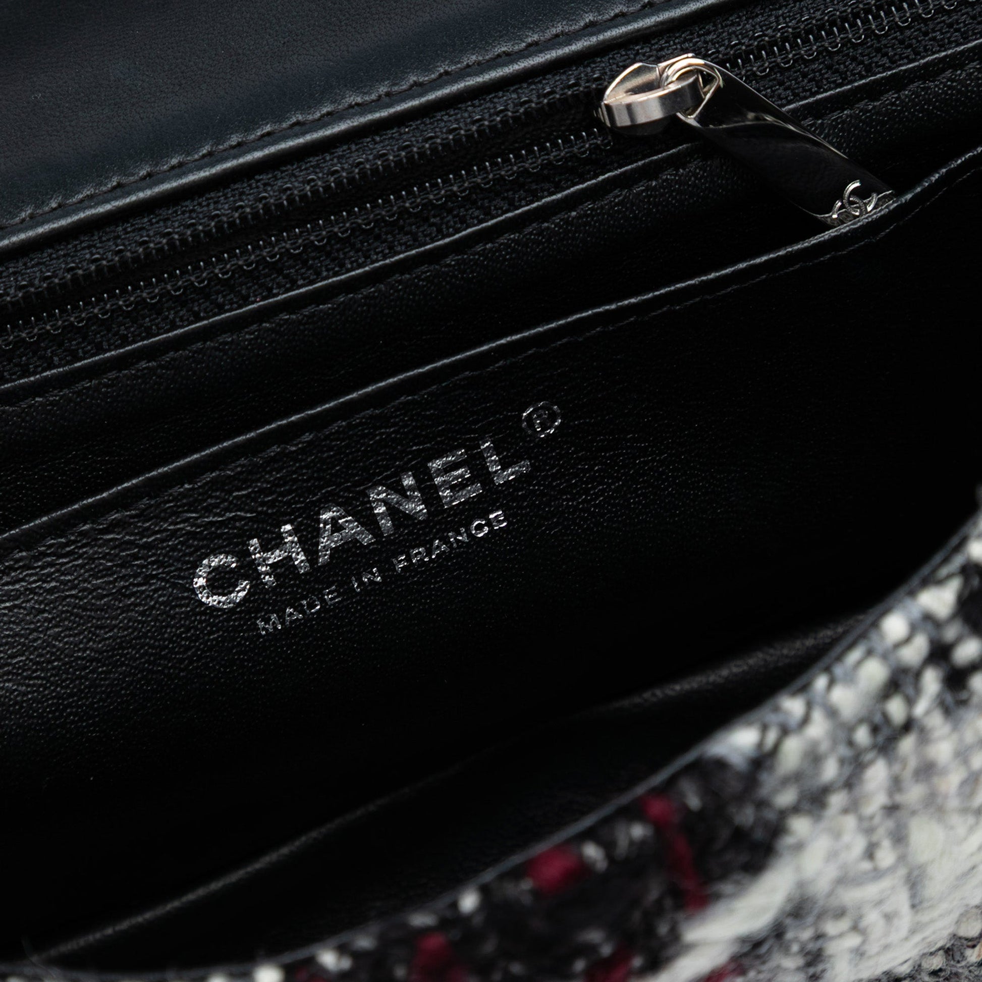 Chanel Mini Rectangular Quilted Tweed Single Flap