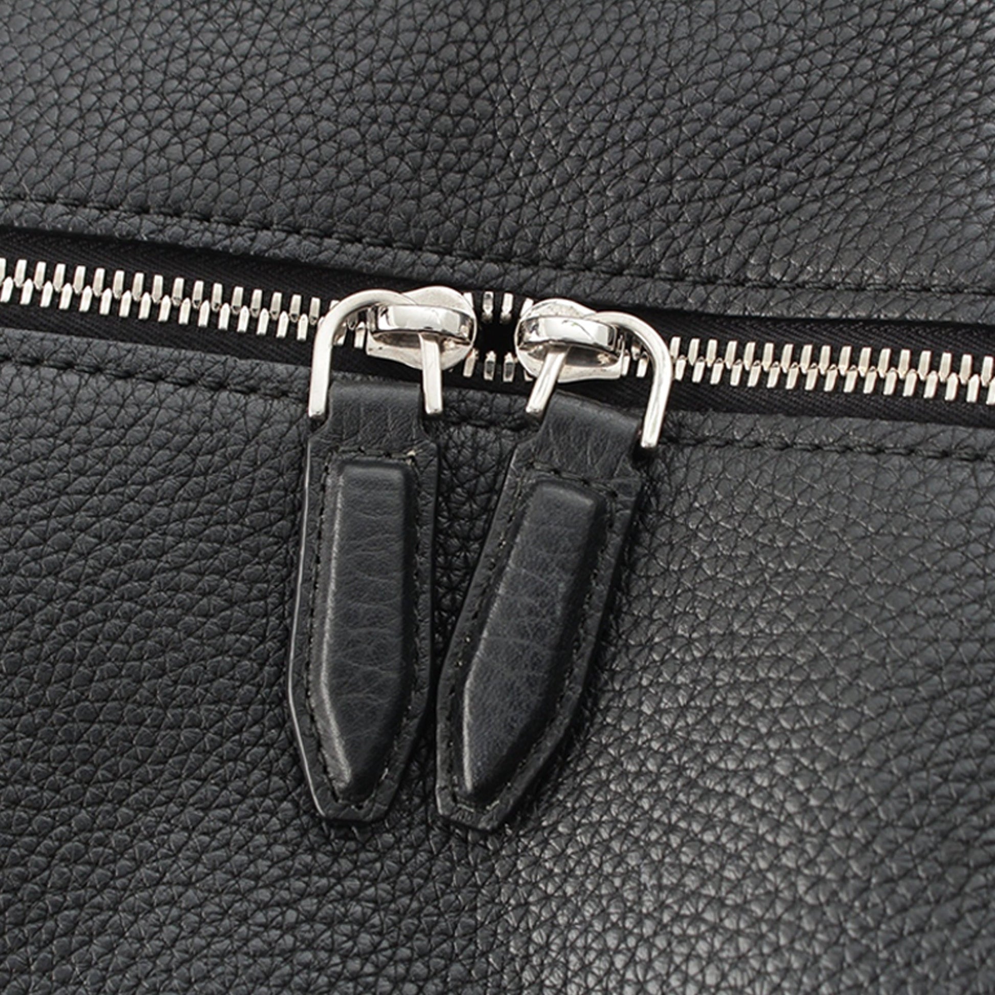 Ferragamo Gancini Coated Canvas Trimmed Leather Backpack
