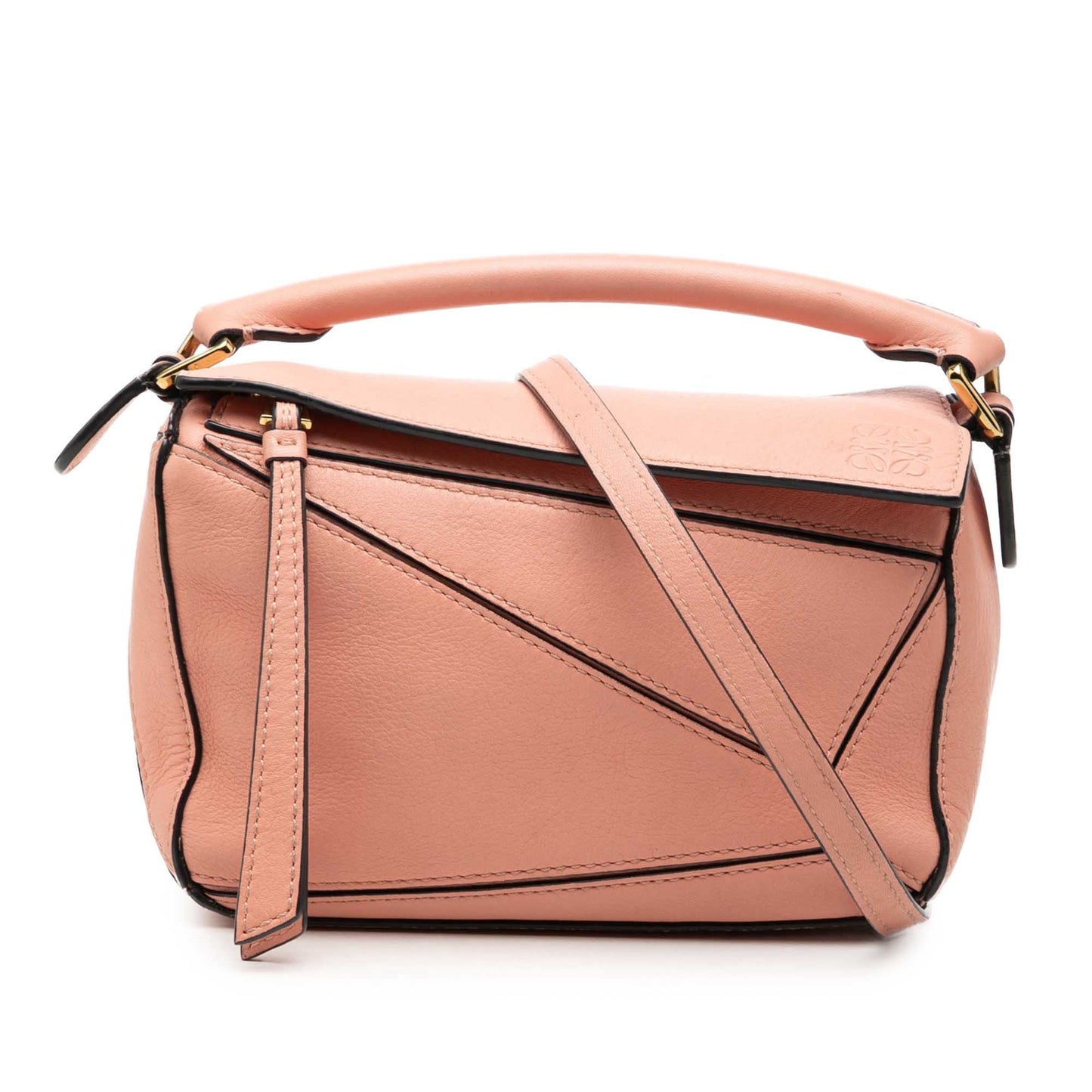 LOEWE Mini Calfskin Puzzle Satchel