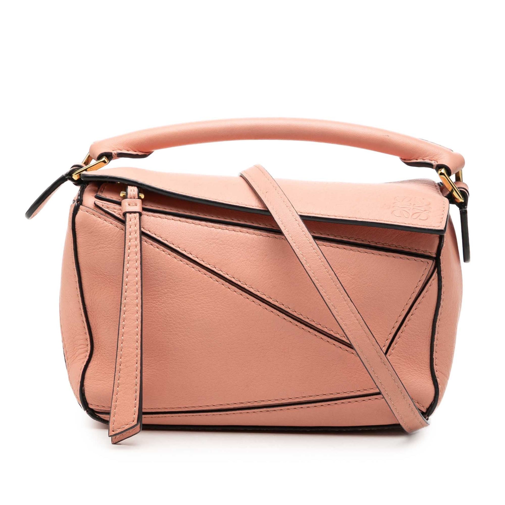 LOEWE Mini Calfskin Puzzle Satchel