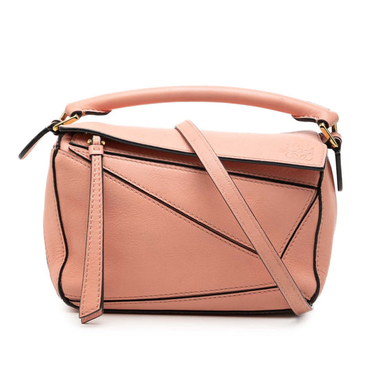 LOEWE Mini Calfskin Puzzle Satchel