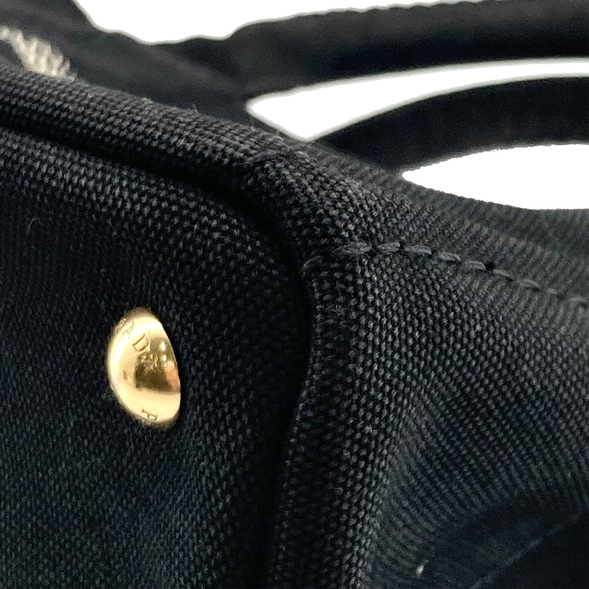 Prada Small Canvas Canapa Logo Tote