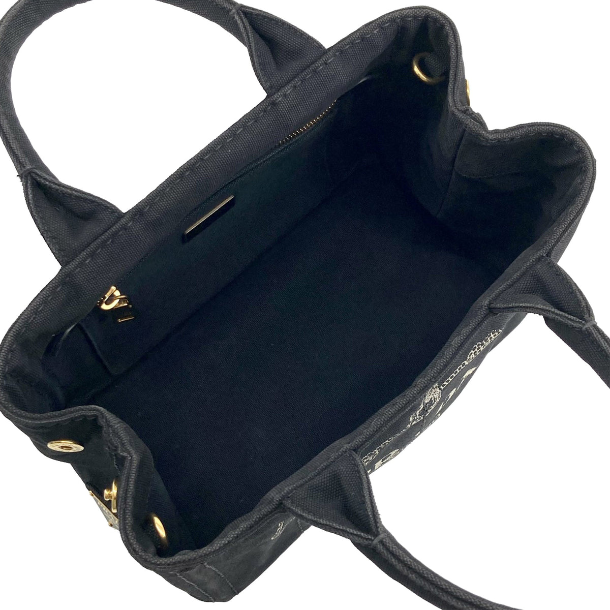 Prada Small Canvas Canapa Logo Tote