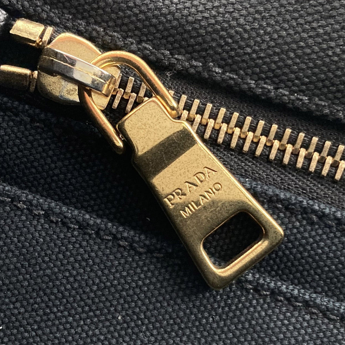 Prada Small Canvas Canapa Logo Tote