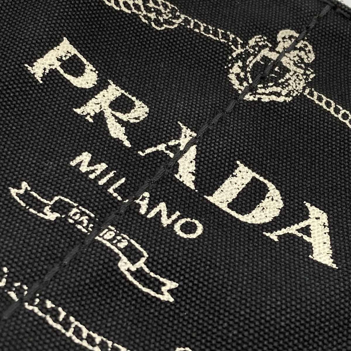 Prada Small Canvas Canapa Logo Tote
