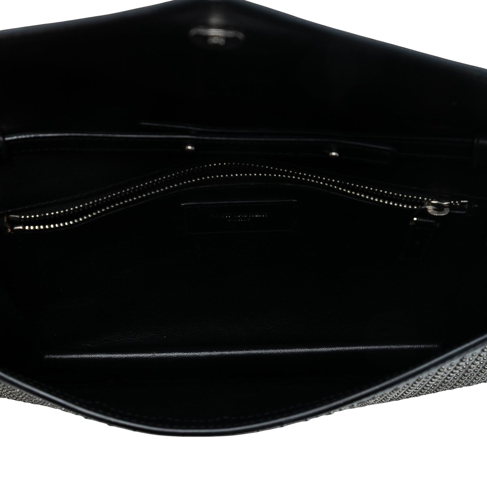 Saint Laurent Studded Leather Monogram Le Sept Chain Bag
