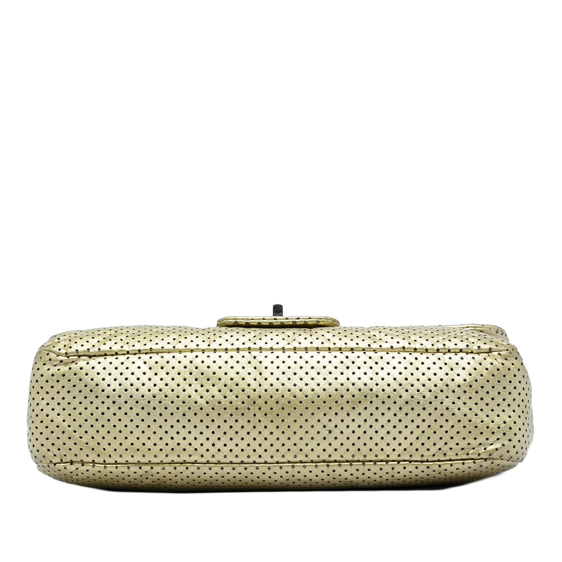 Chanel Metallic Perforated Calfskin Reissue 2.55 Drill Flap