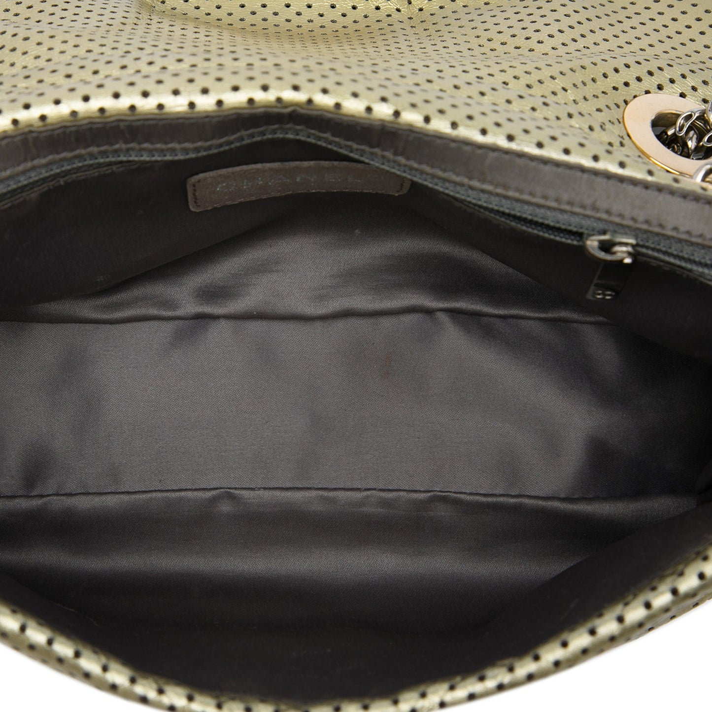 Chanel Metallic Perforated Calfskin Reissue 2.55 Drill Flap