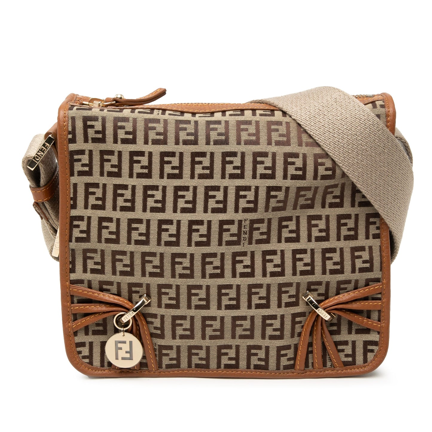 Zucchino Canvas F Charm Crossbody