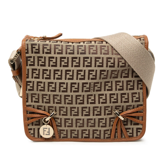Zucchino Canvas F Charm Crossbody