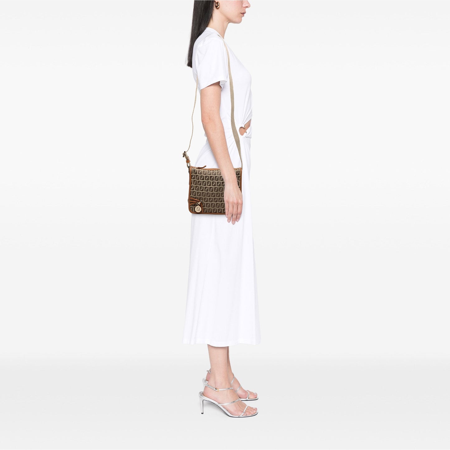 Zucchino Canvas F Charm Crossbody