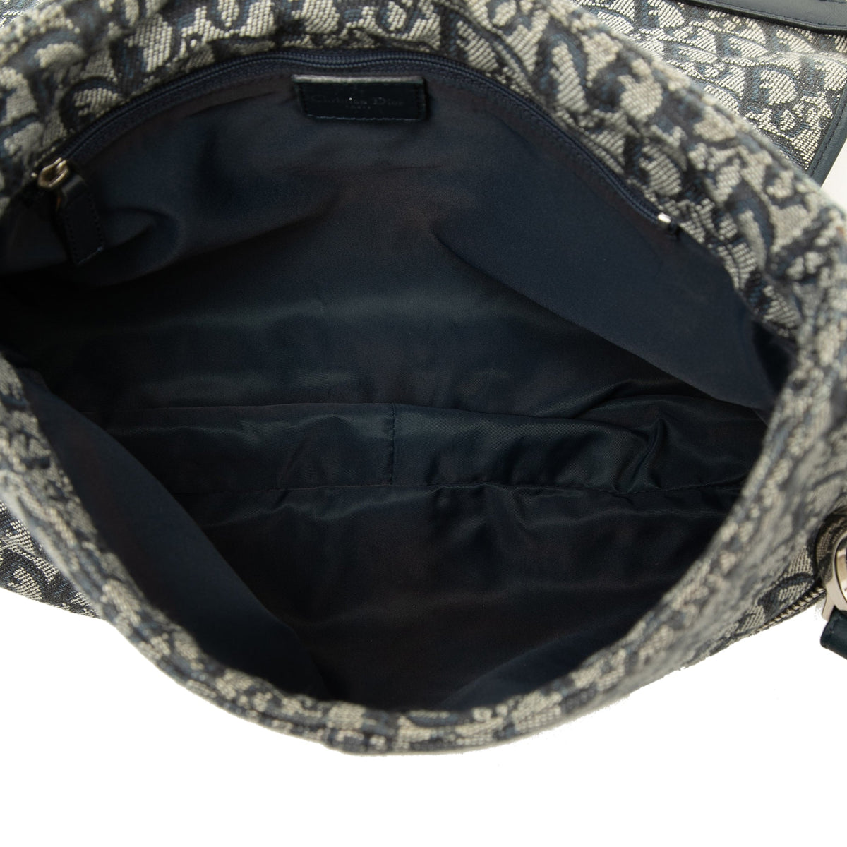 Dior Diorissimo Trotter Canvas Messenger Bag — Blue