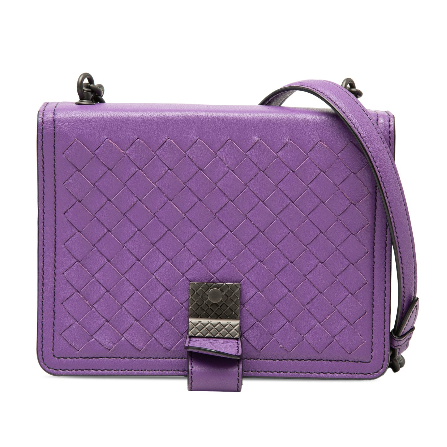 Bottega Veneta Small Nappa Intrecciato Runway Shoulder Bag