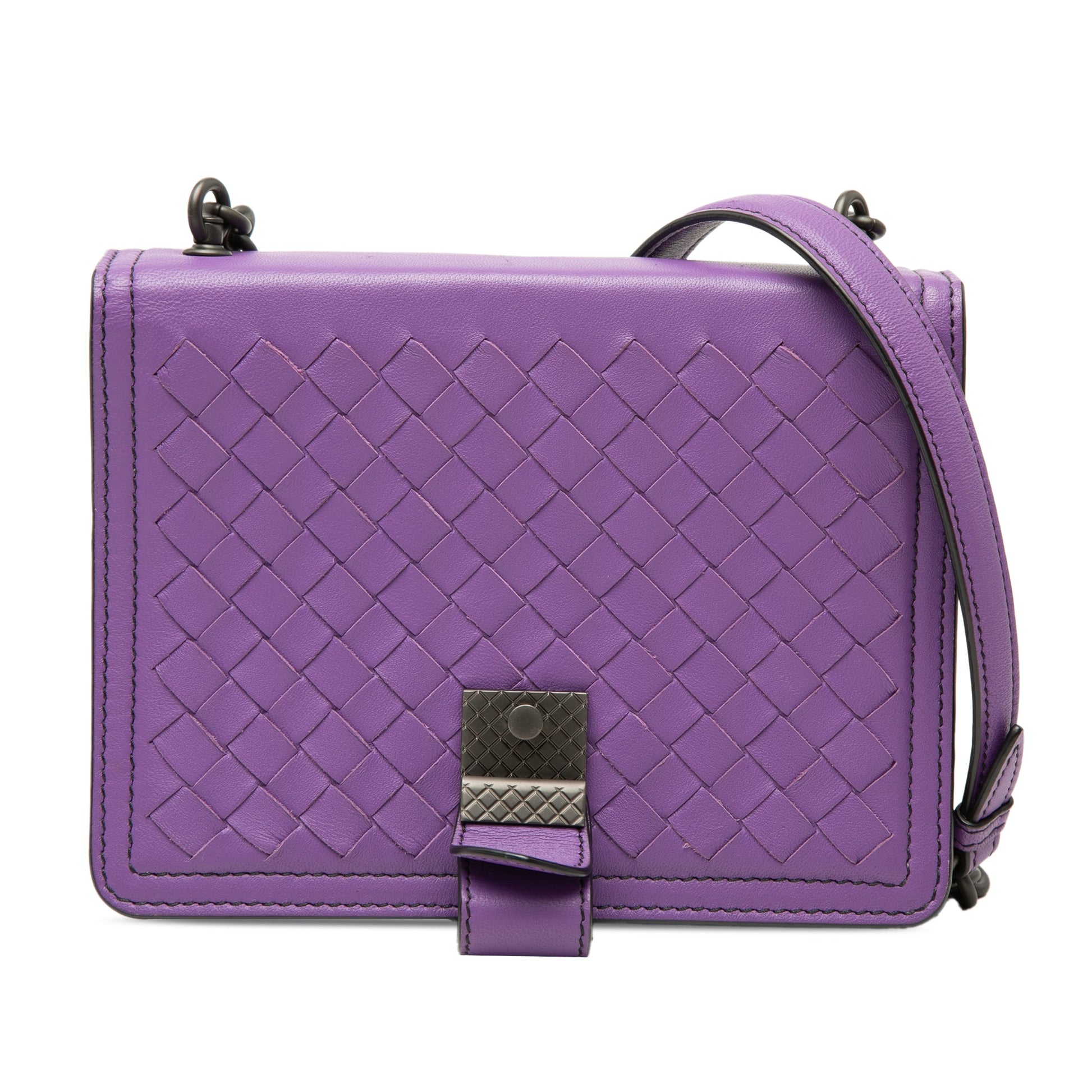 Bottega Veneta Small Nappa Intrecciato Runway Shoulder Bag