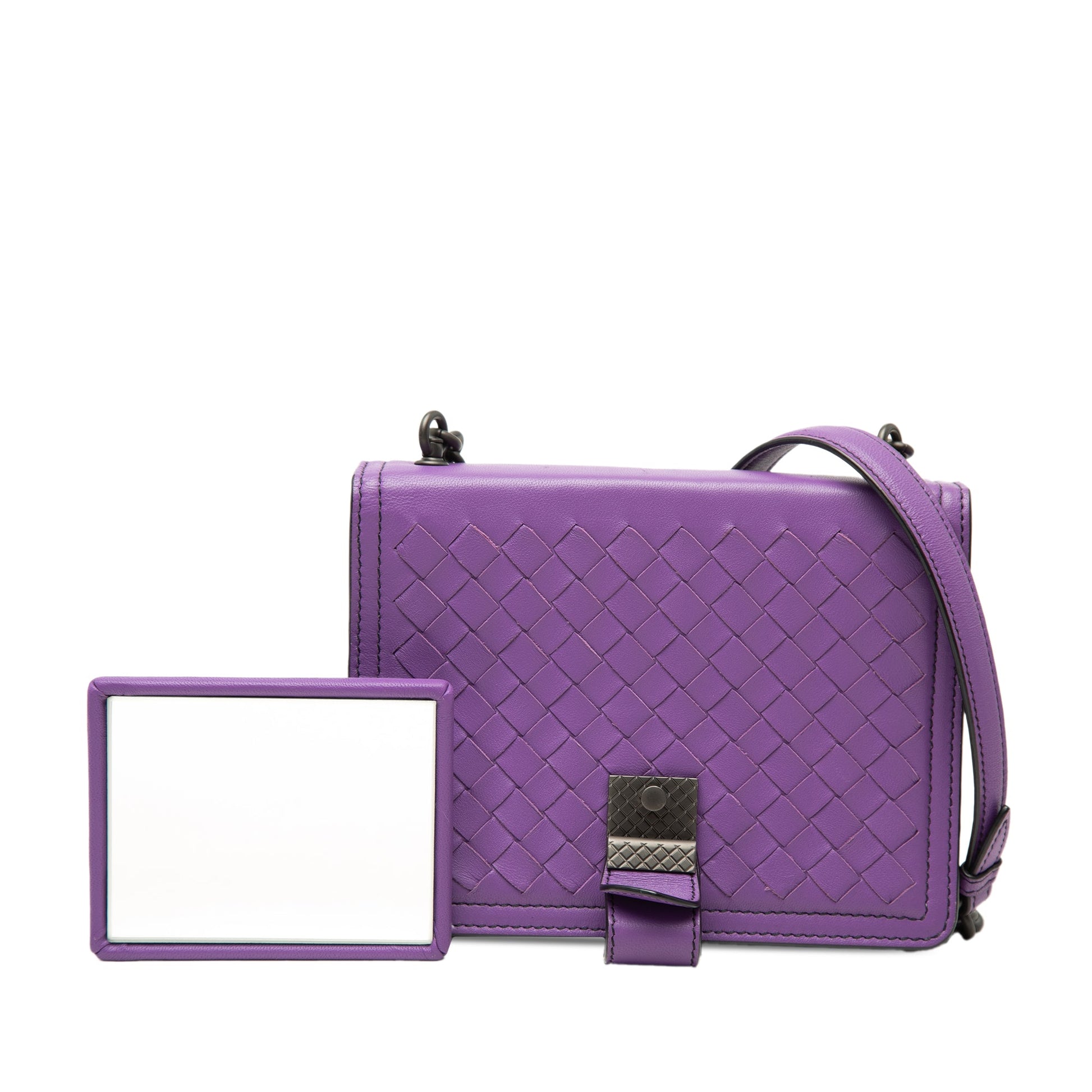 Bottega Veneta Small Nappa Intrecciato Runway Shoulder Bag