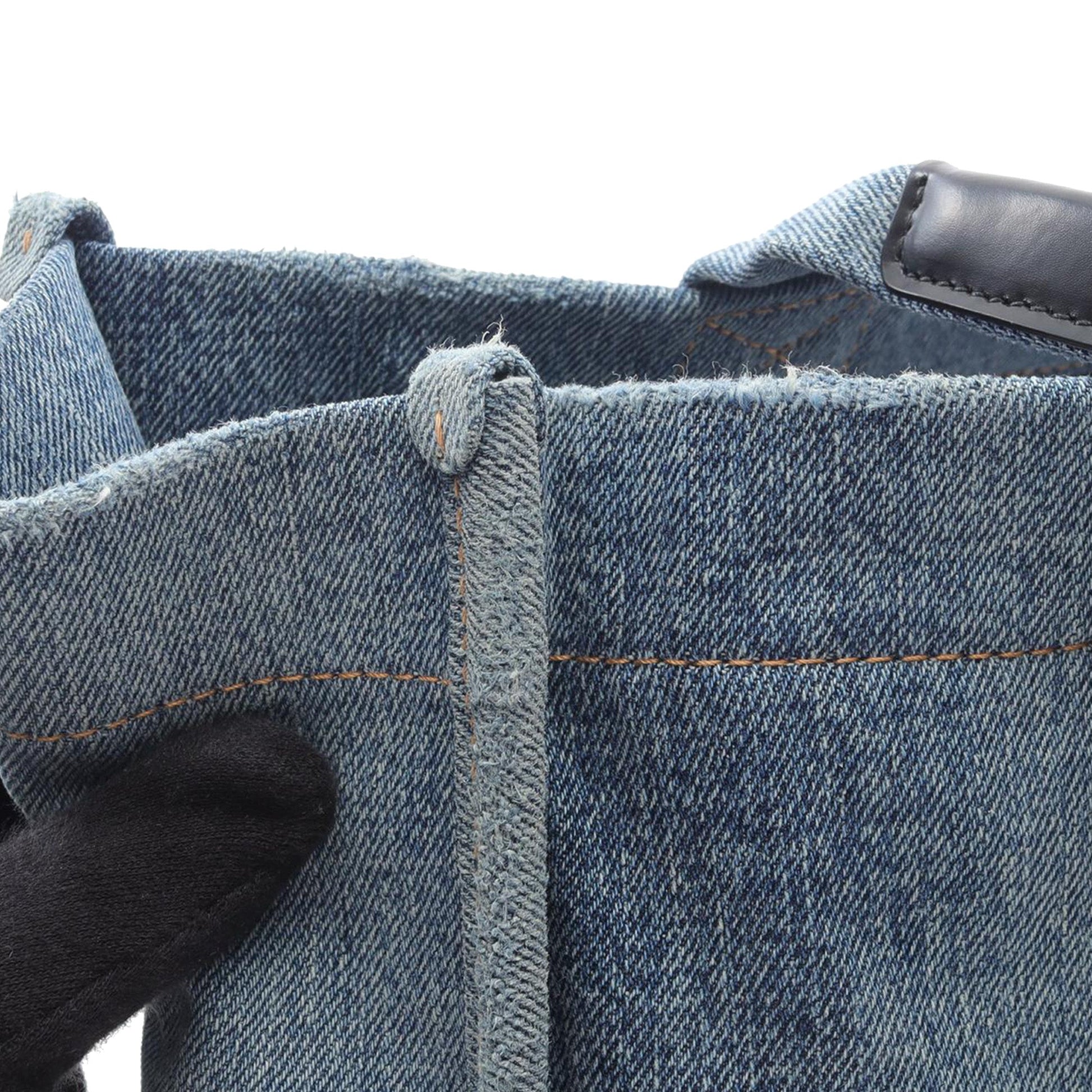 Balenciaga Medium Denim Hardware Tote