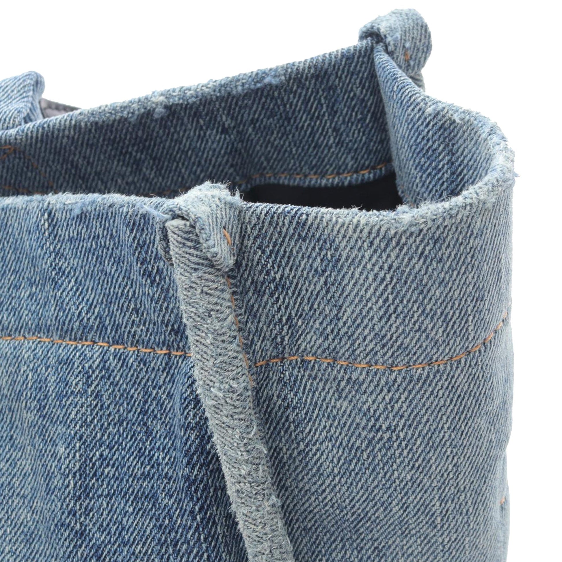 Balenciaga Medium Denim Hardware Tote