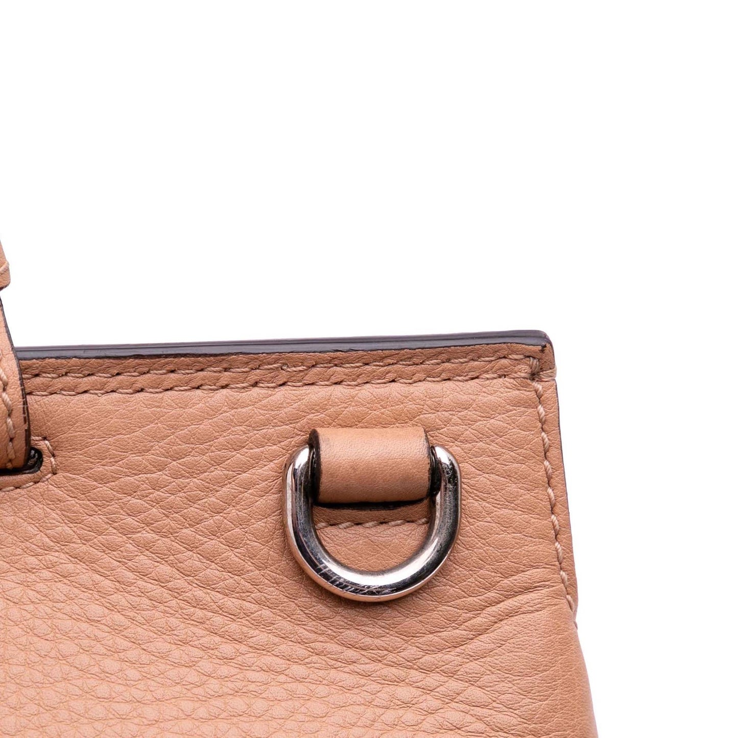 Gucci Medium Leather Bamboo Daily Satchel