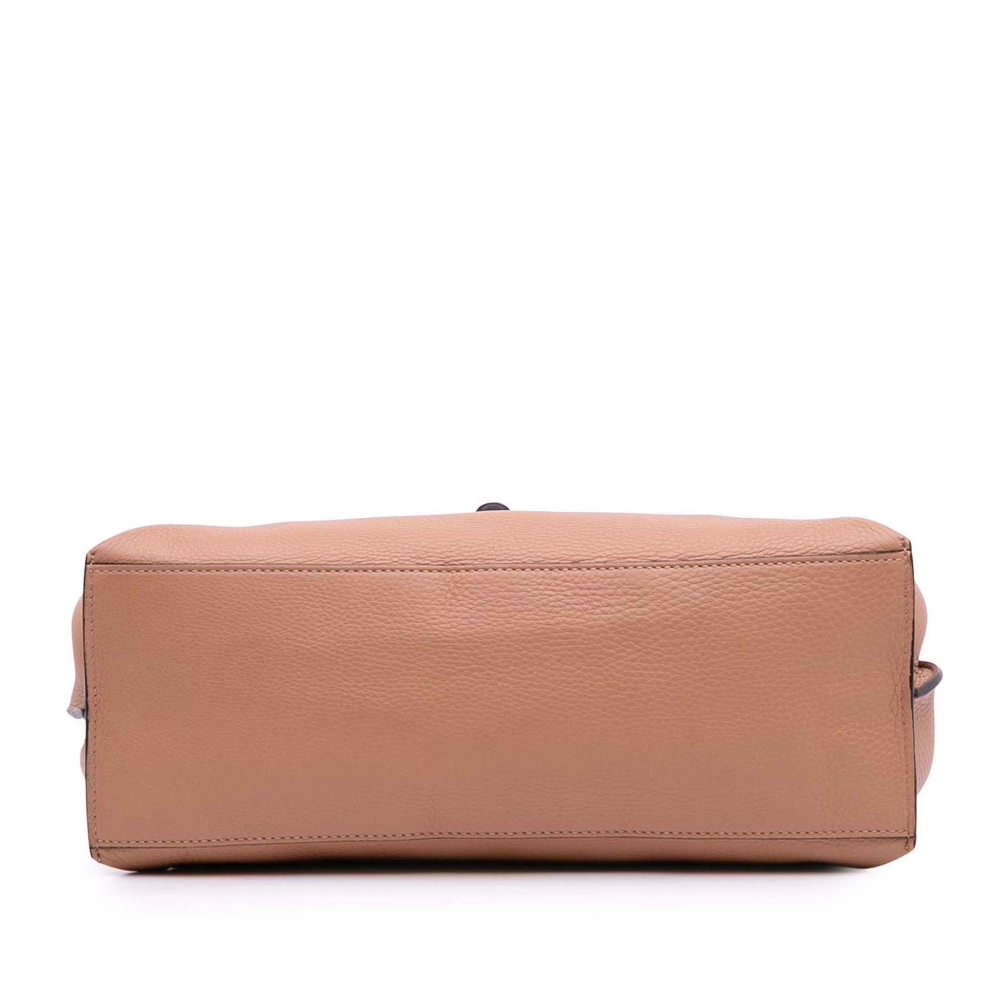 Gucci Medium Leather Bamboo Daily Satchel