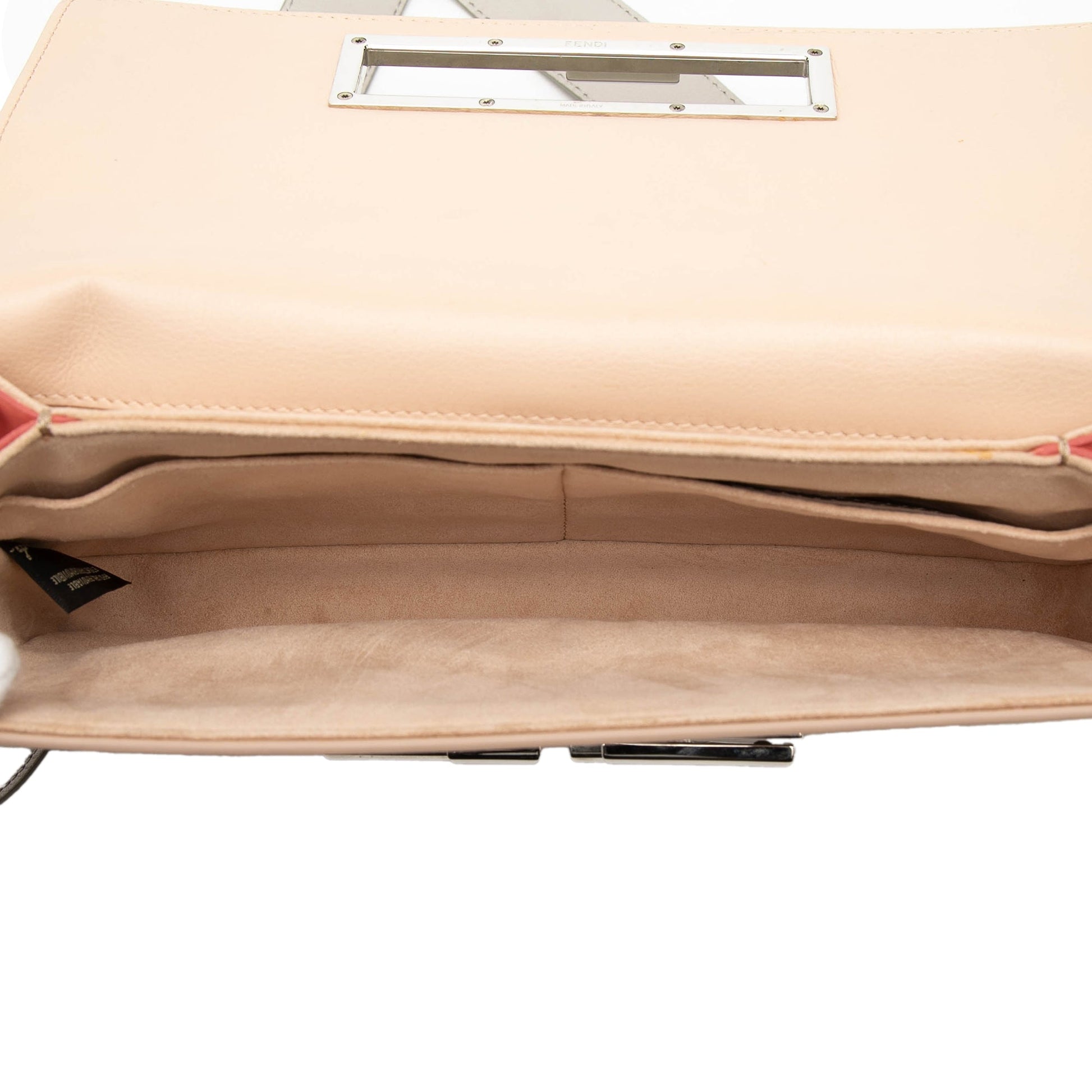 Fendi Crystal and Resin Embellished Leather 3Baguette Shoulder Bag