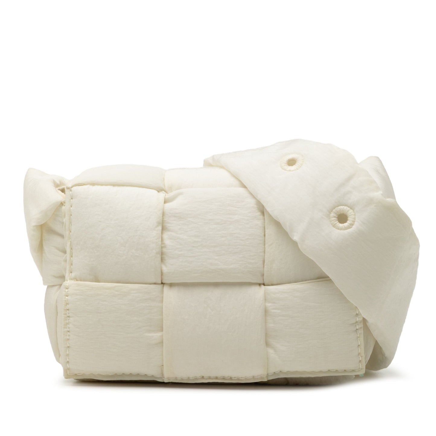 Bottega Veneta Candy Nylon Intrecciato Padded Tech Cassette Crossbody