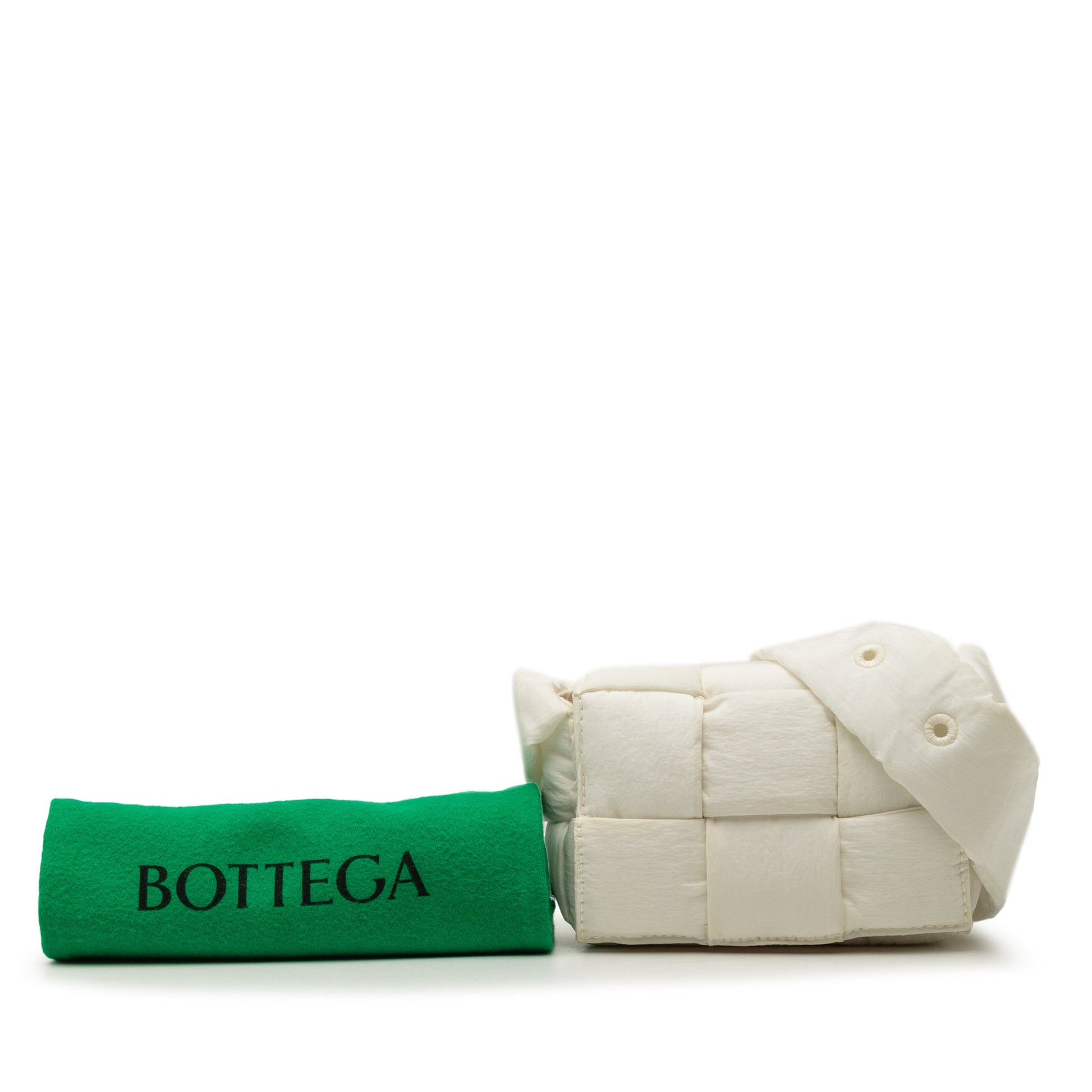 Bottega Veneta Candy Nylon Intrecciato Padded Tech Cassette Crossbody