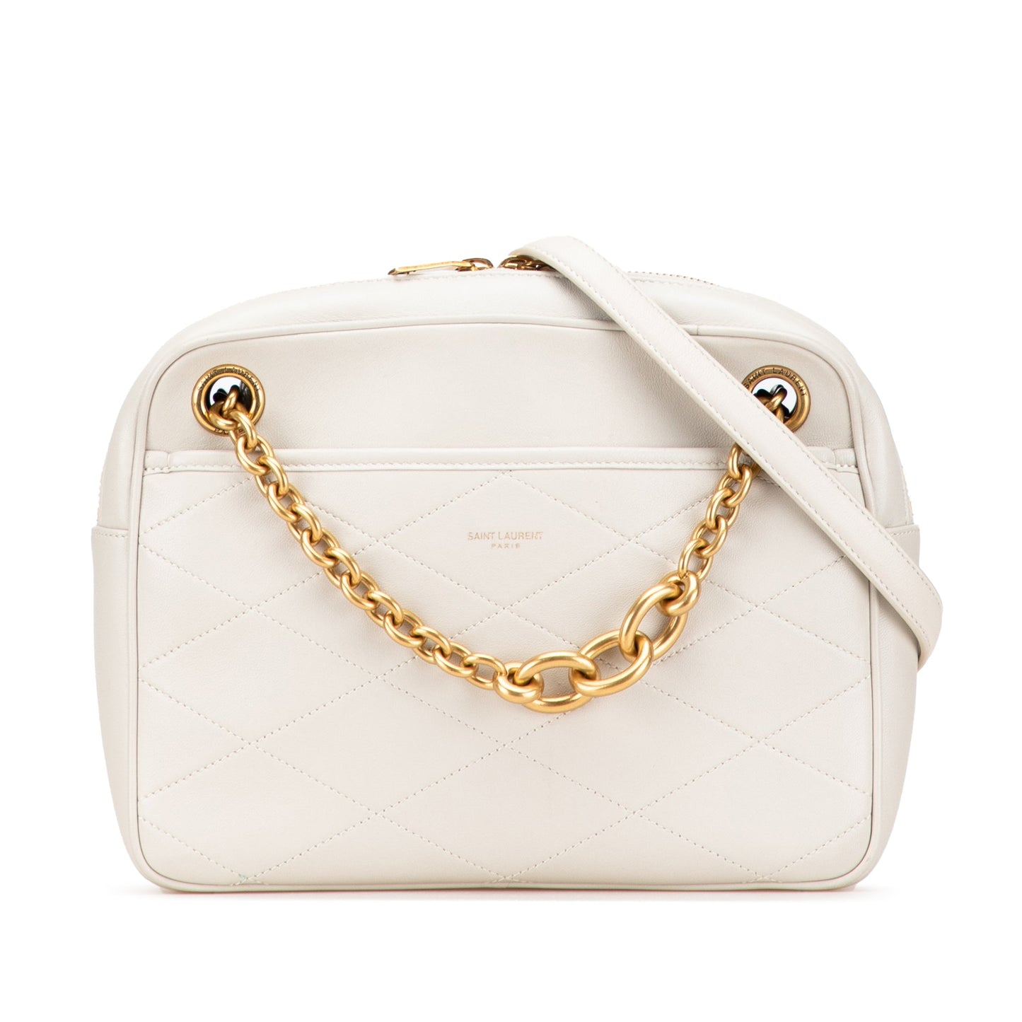 Saint Laurent Quilted Lambskin Le Maillon Chain Shoulder Bag