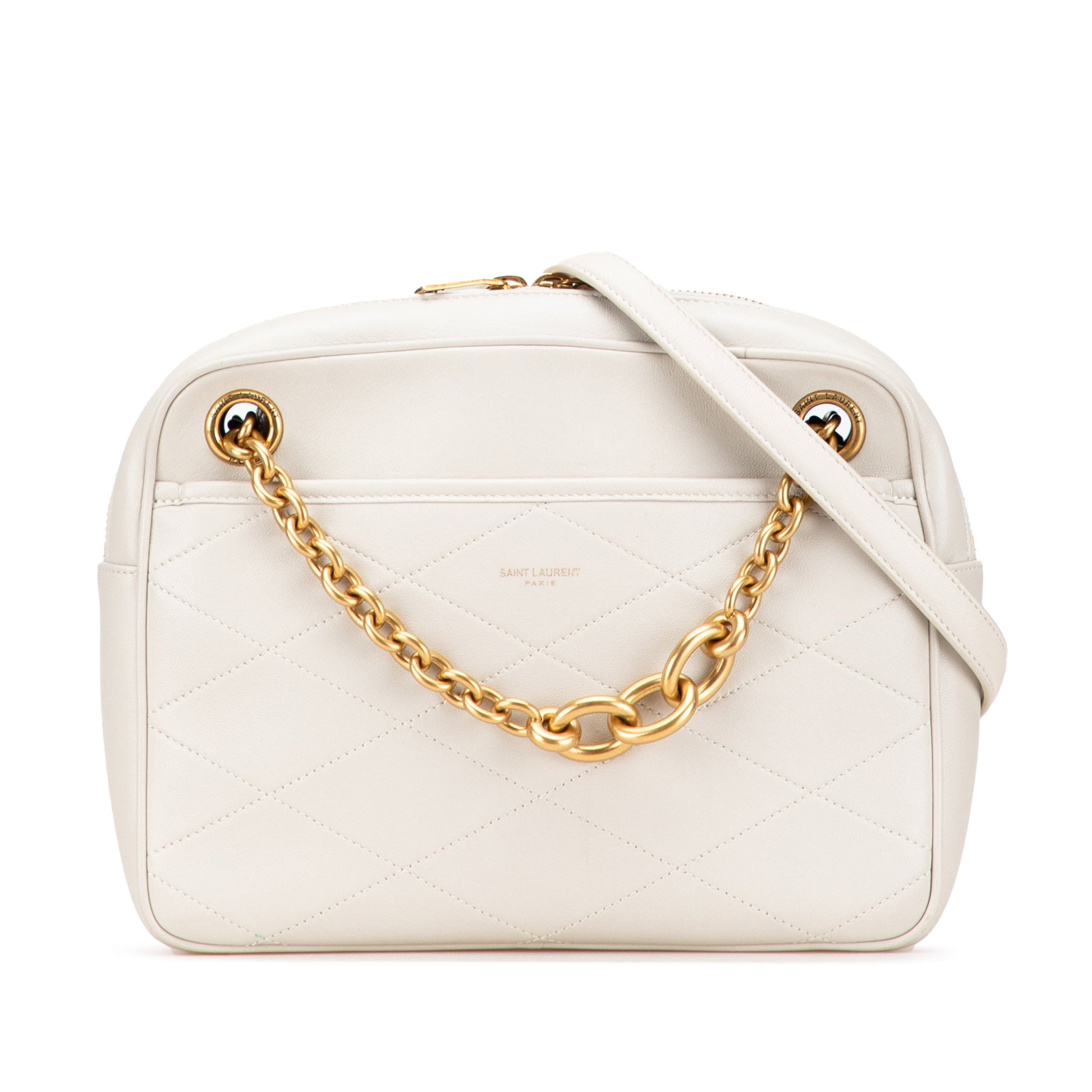 Saint Laurent Quilted Lambskin Le Maillon Chain Shoulder Bag