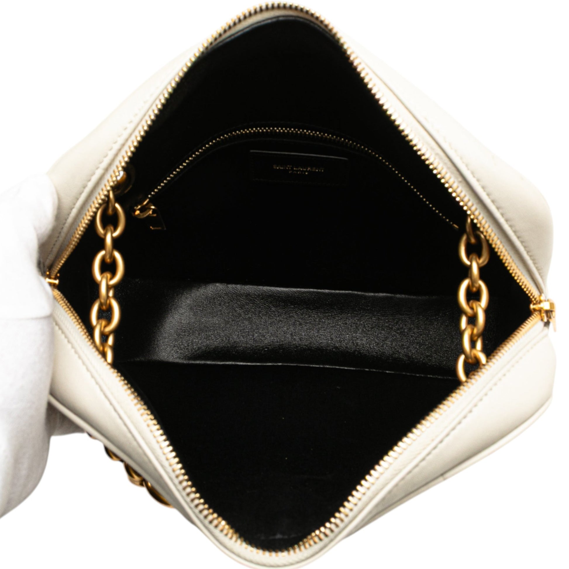 Saint Laurent Quilted Lambskin Le Maillon Chain Shoulder Bag
