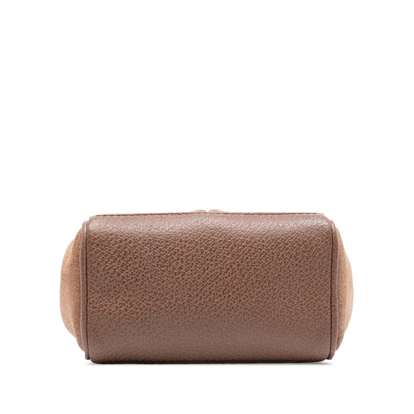 Gucci Mini Suede Bamboo Satchel