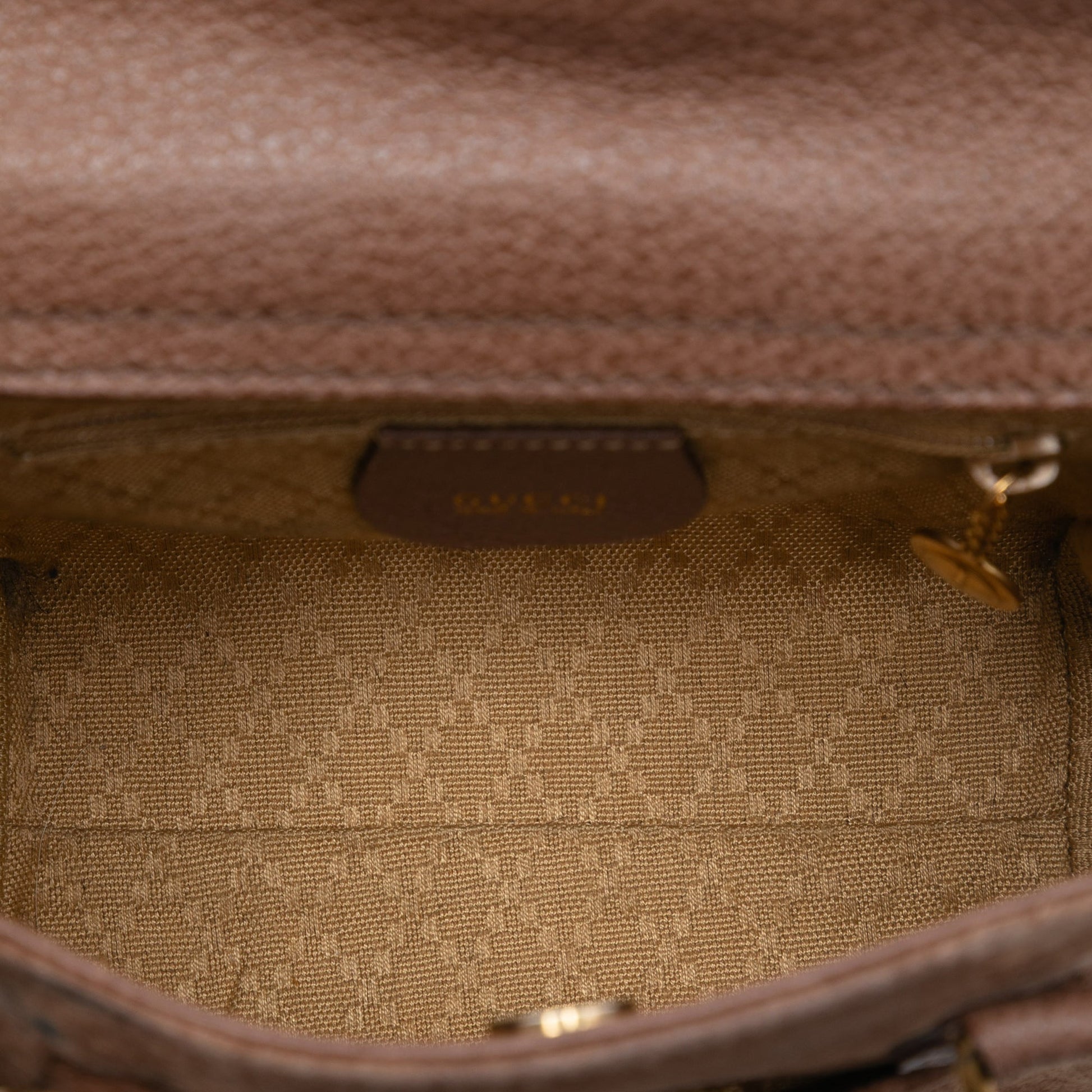 Gucci Mini Suede Bamboo Satchel