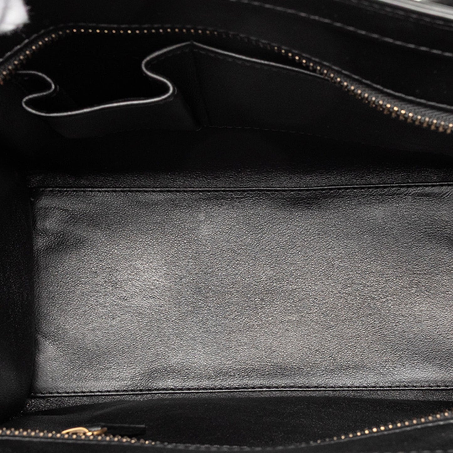 Celine Micro Tricolor Leather Luggage Tote