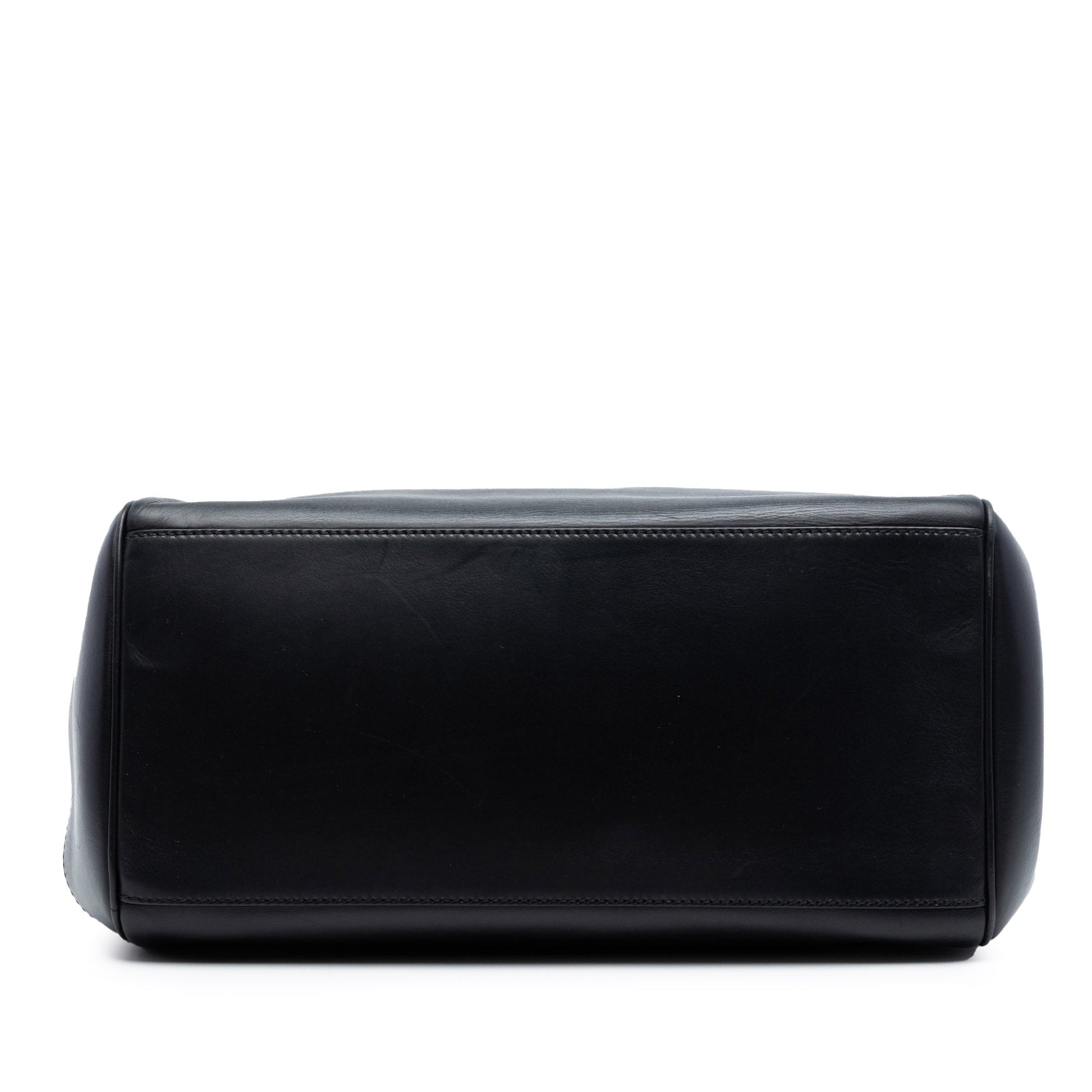 Bottega Veneta Intrecciato Trimmed Leather Ducale Top Handle Bag