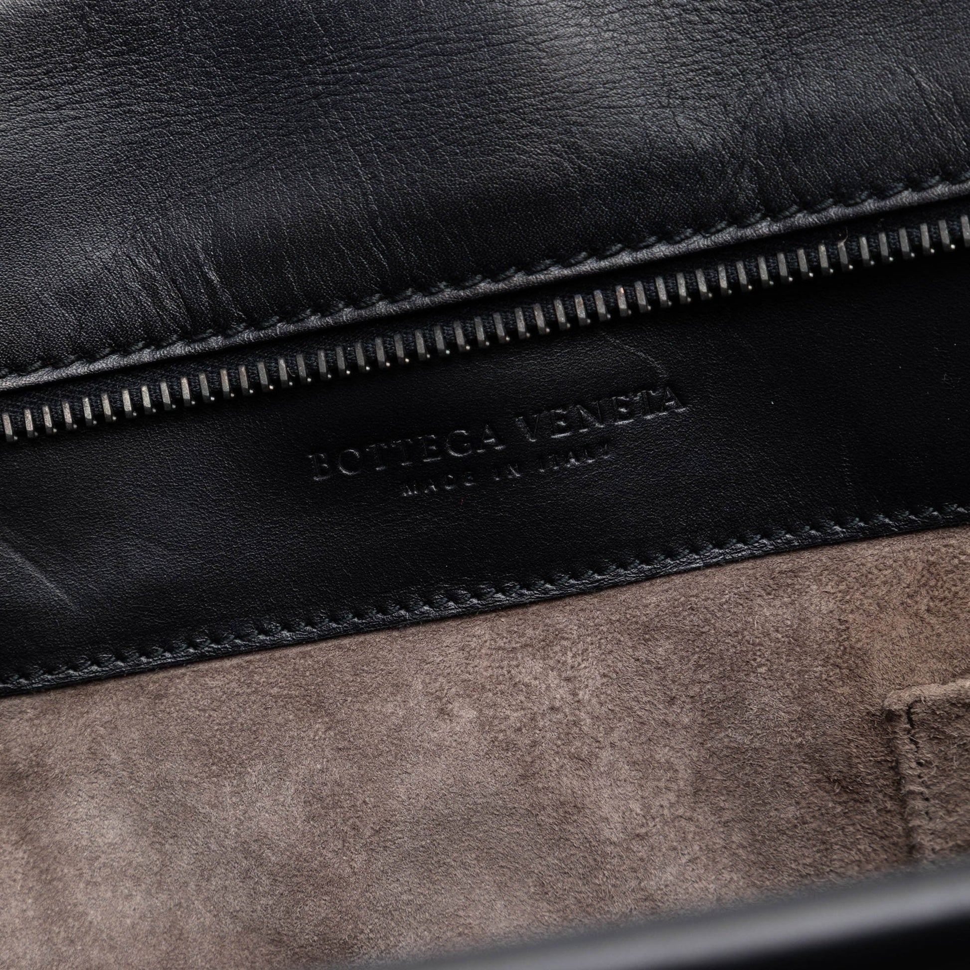 Bottega Veneta Intrecciato Trimmed Leather Ducale Top Handle Bag