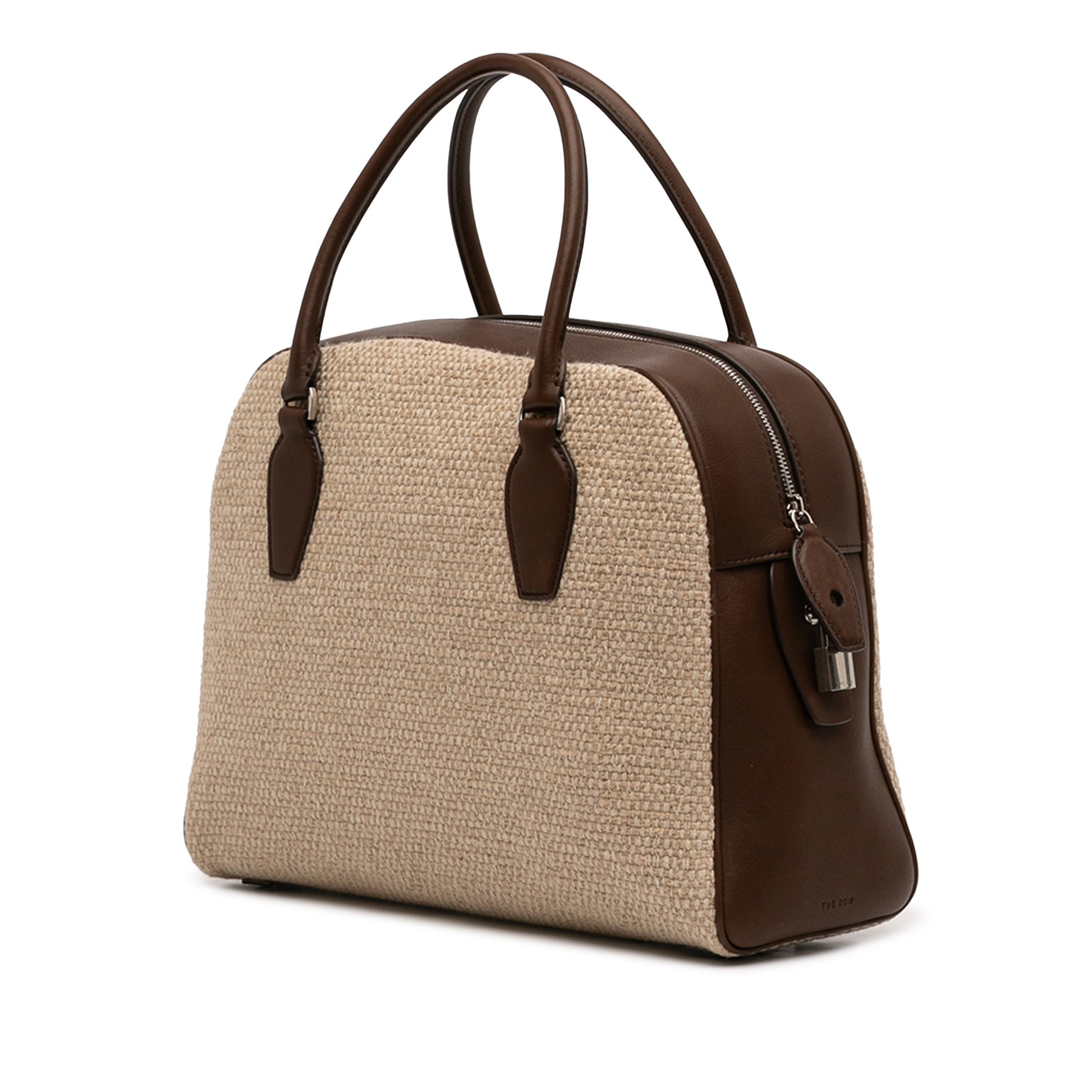The Row Leather Trimmed Canvas India 12