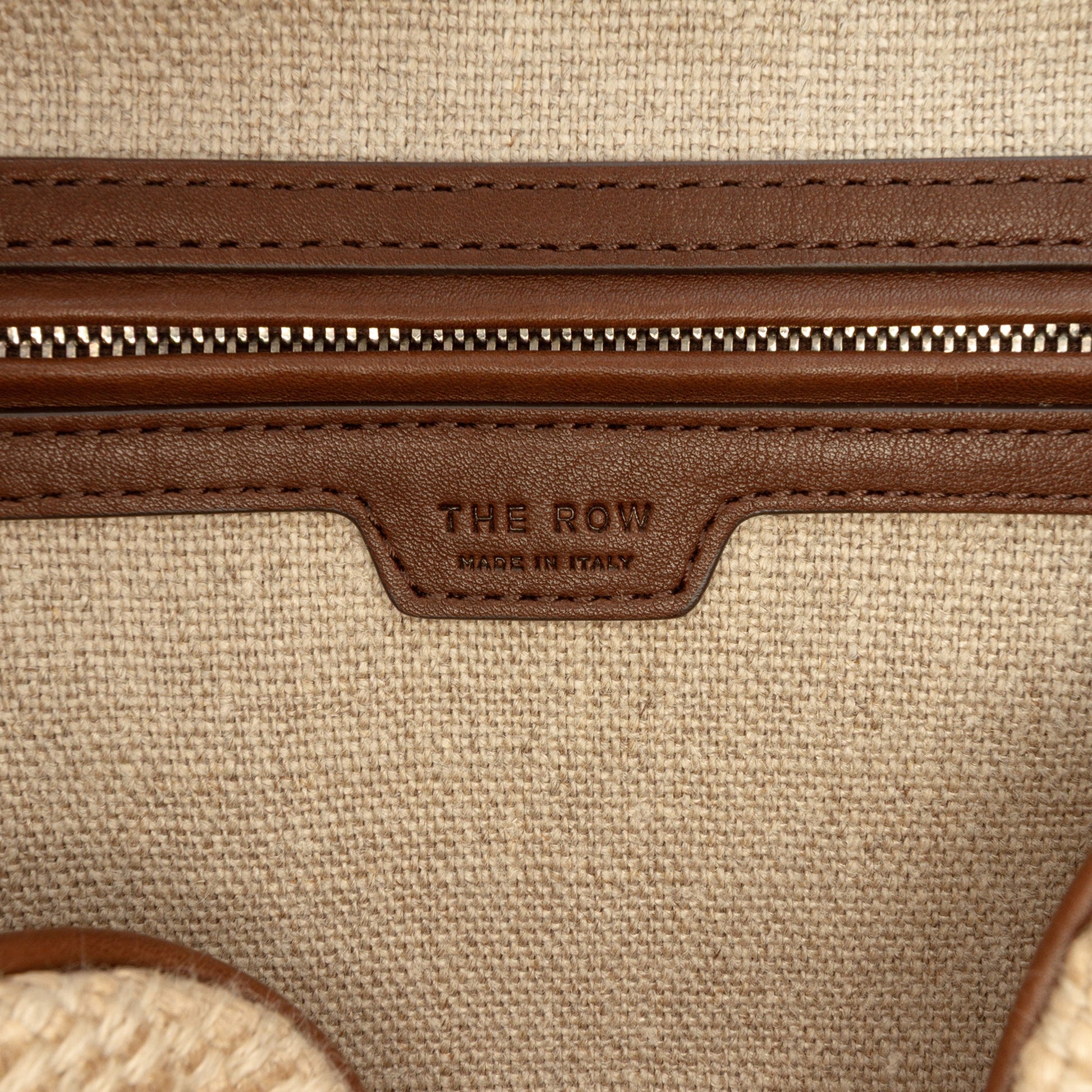 The Row Leather Trimmed Canvas India 12