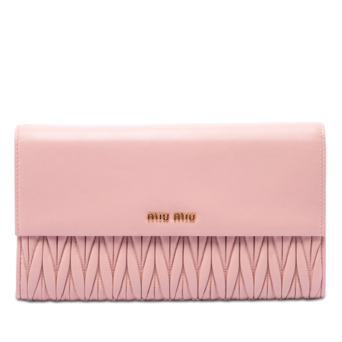 Miu Miu Matelasse Nappa Clutch